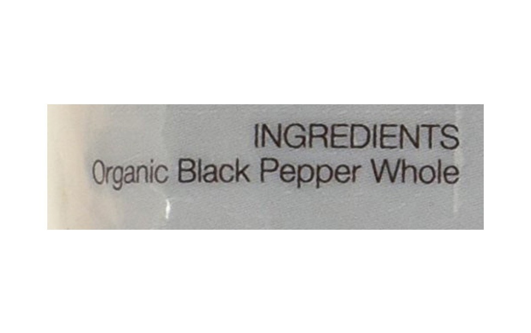 Pure & Sure Organic Black Pepper Whole    Pack  100 grams